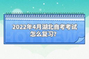 2022年4月湖北自考考試怎么復(fù)習(xí)？