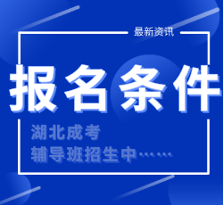 湖北成考報(bào)名基礎(chǔ)條件