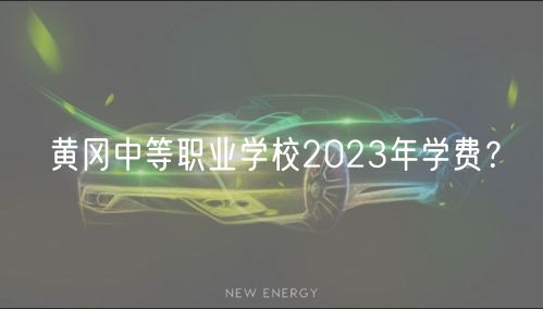 黃岡中等職業(yè)學(xué)校2023年學(xué)費(fèi)？