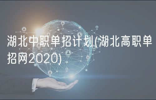 湖北中職單招計(jì)劃(湖北高職單招網(wǎng)2020)