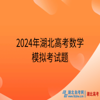 2024年湖北高考數(shù)學(xué)模擬考試題