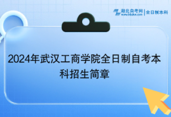 2024年武漢工商學(xué)院全日制自考本科招生簡章