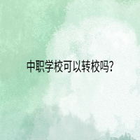 中職學(xué)?？梢赞D(zhuǎn)校嗎？